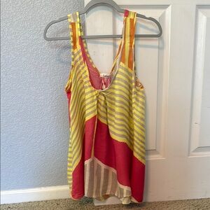 Testament striped tank top